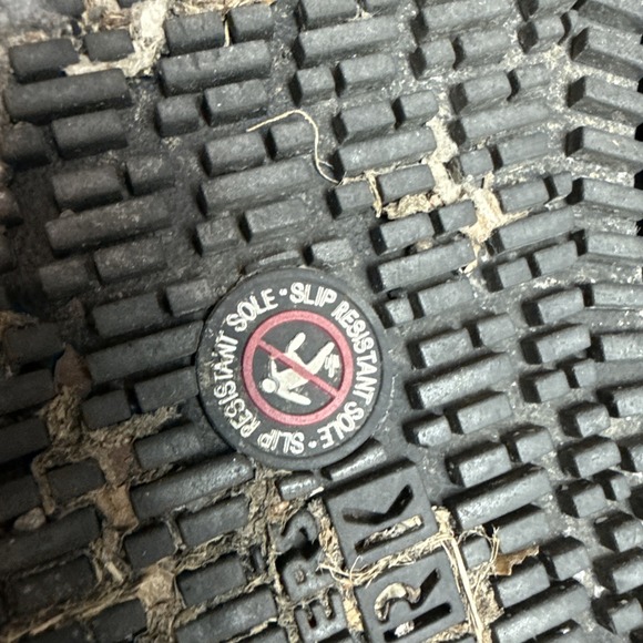 Skechers Work Shoe Men's Sz 9 Shape Ups Work Walking Black Leather Non-Slip - Picture 15 of 15